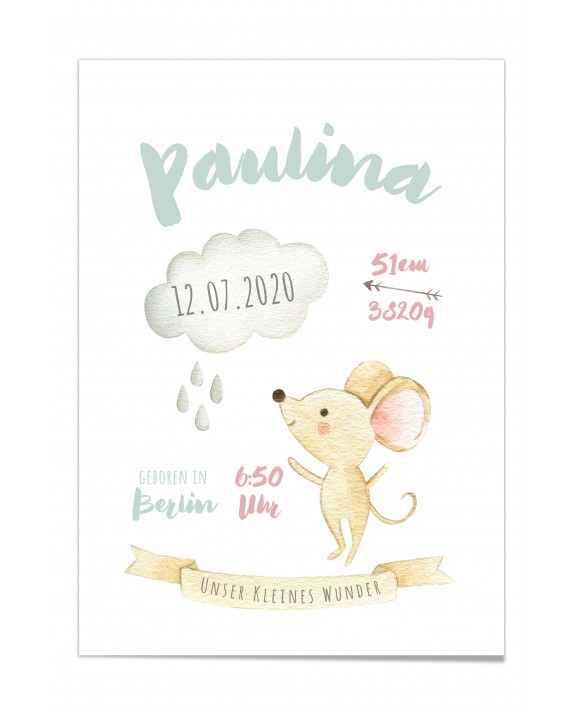 Baby Poster "Paulina"