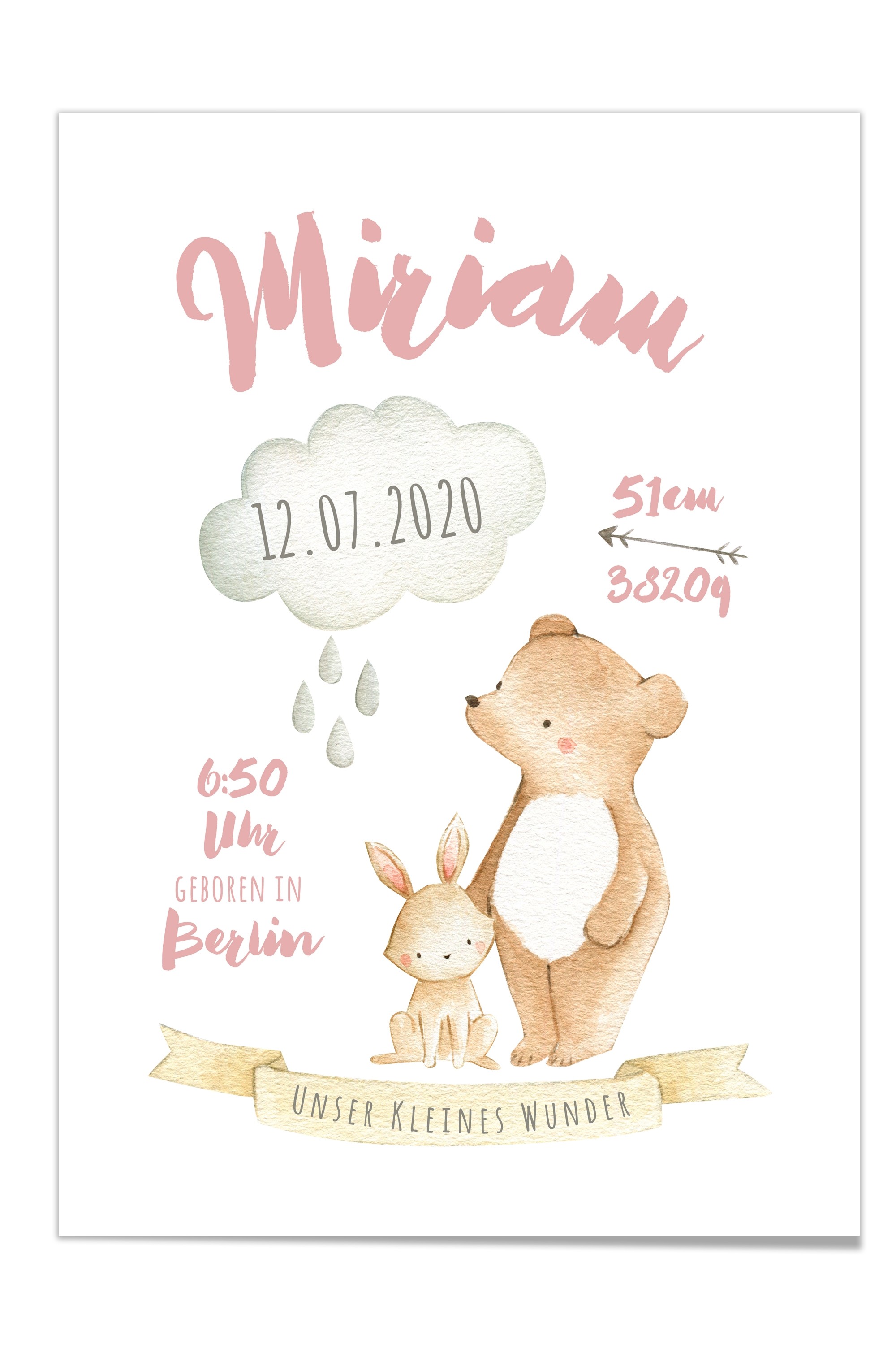 Poster "Miriam" online bestellen - Design-Grusskarten