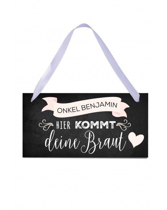Hochzeitsschild "Tafel Rosé"