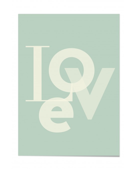 Zitat Poster "Love"