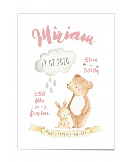 Baby Poster "Miriam"