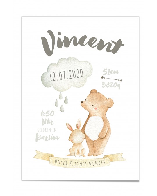 Baby Poster "Vincent"