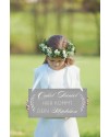 Schild zur Hochzeit "Hier kommt dein Mädchen"