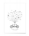 Gästebuch-Poster-Fahrrad