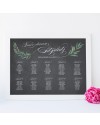 Tischplan zur Hochzeit "Florenz"